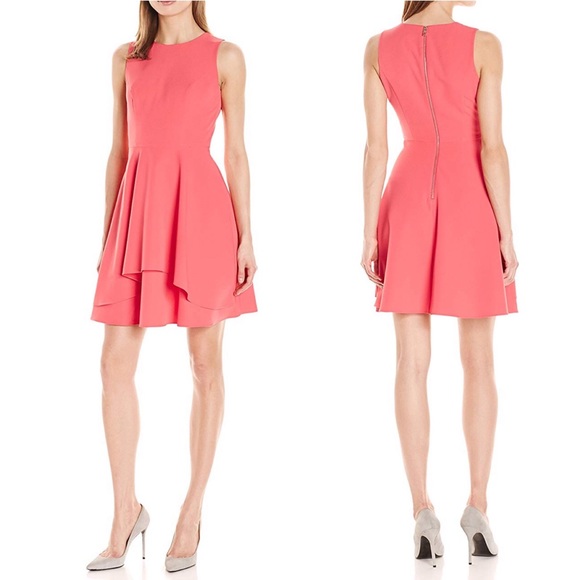 Vince Camuto Fit and Flare Short Dress w/ Pockets - Picture 8 of 8